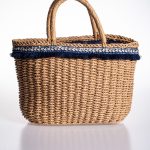 Açık Taba Biye Vegan Deri Detaylı Tote Bej Kanvas Ayarlanabilir El ve Omuz Çantası