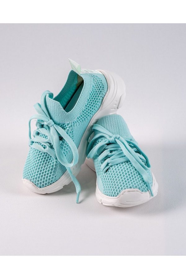 Life Comfort Kids Su Yeşili Günlük Triko Spor Ayakkabı