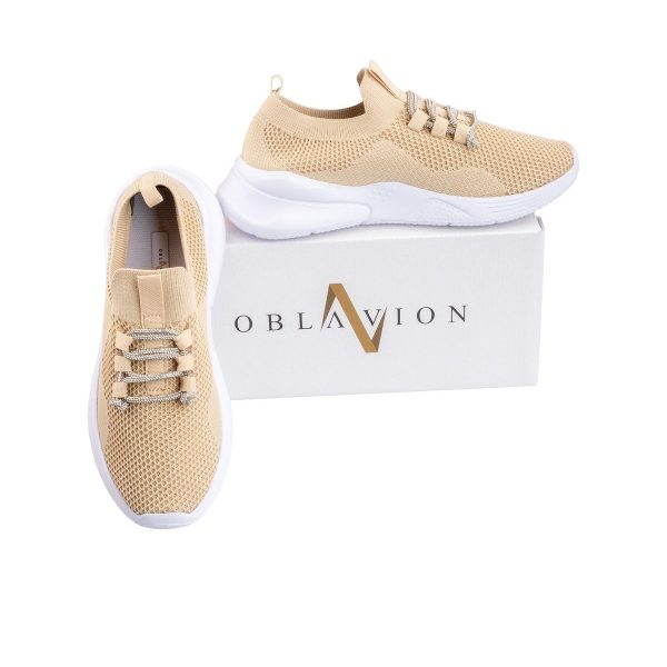 Life Comfort Bej Günlük Kadın Triko Spor Ayakkabı
